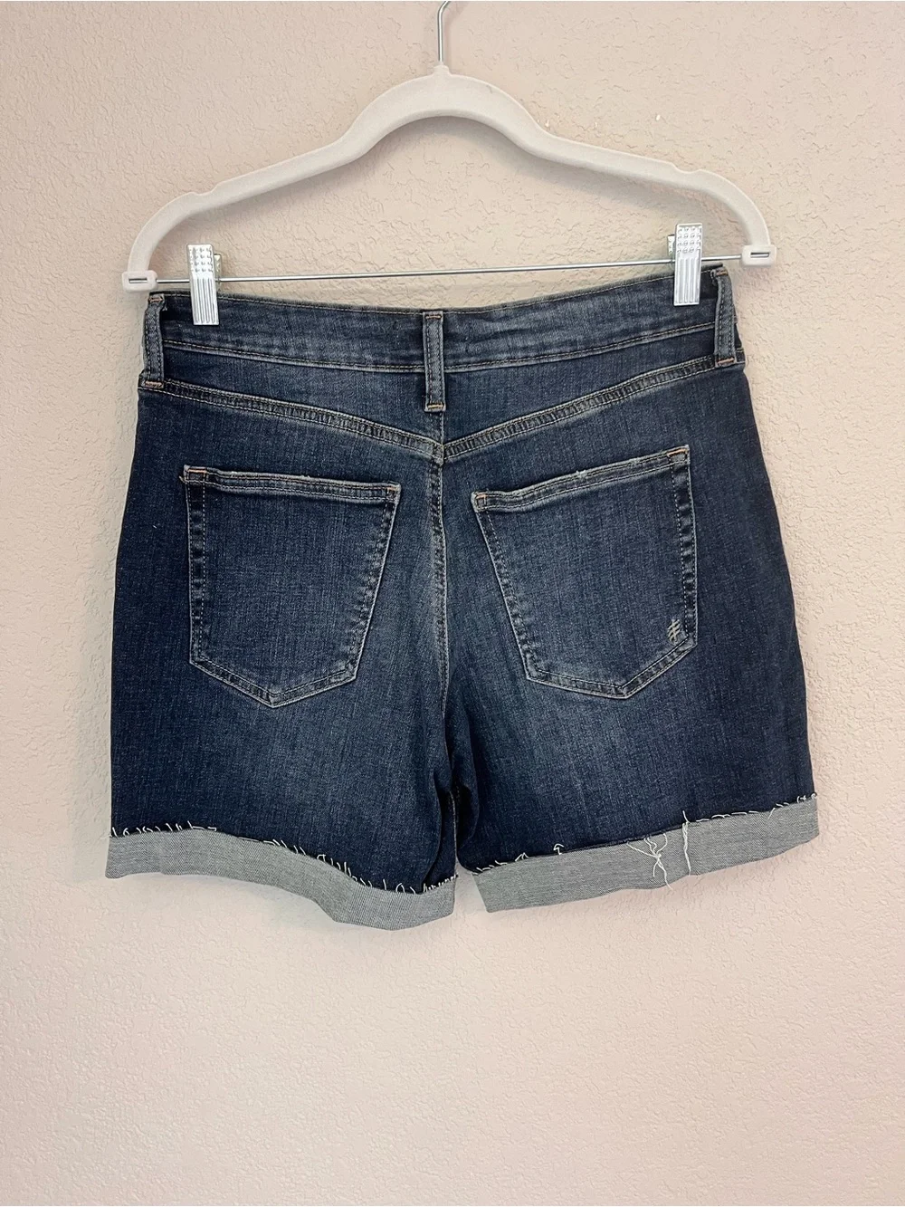 Silver Jeans Indigo Rolled Hem Denim Shorts